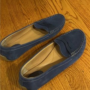 Clarks Blue Loafers